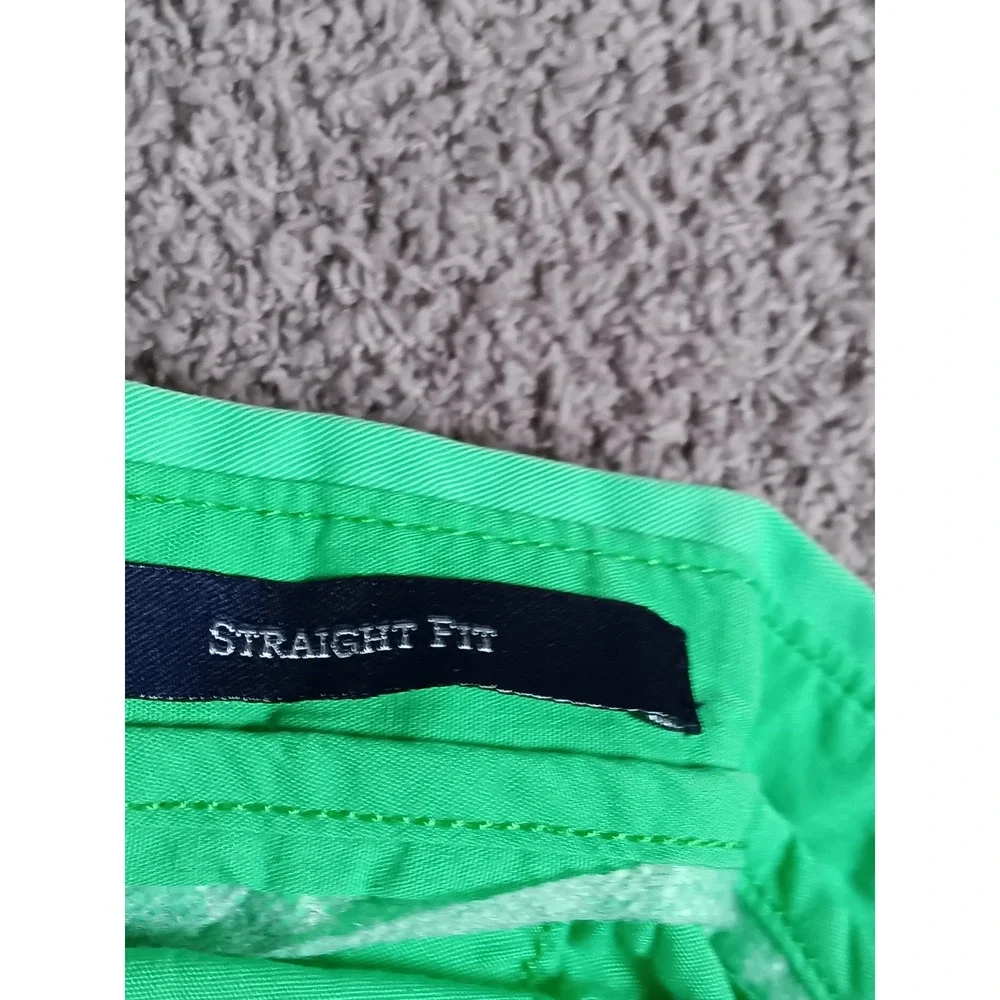 Polo Ralph Lauren Mens 40x32 Green Straight Fit Pima Cotton Chino Pants